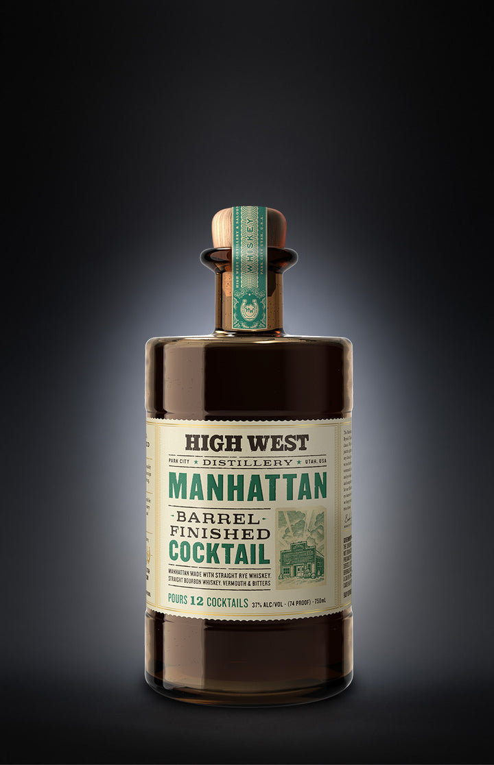 High West Distillery Barrel Finished Cocktail Manhatten