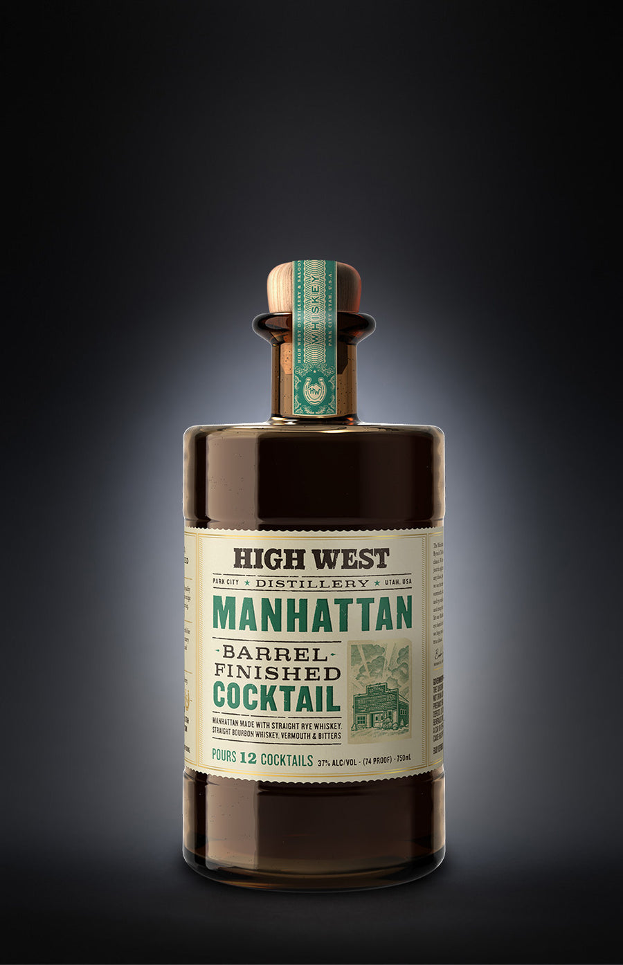 High West Distillery Barrel Finished Cocktail Manhatten