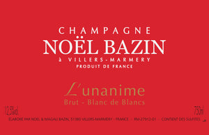 Noel Bazin Champagne Brut Blanc de Blancs L'Unanime