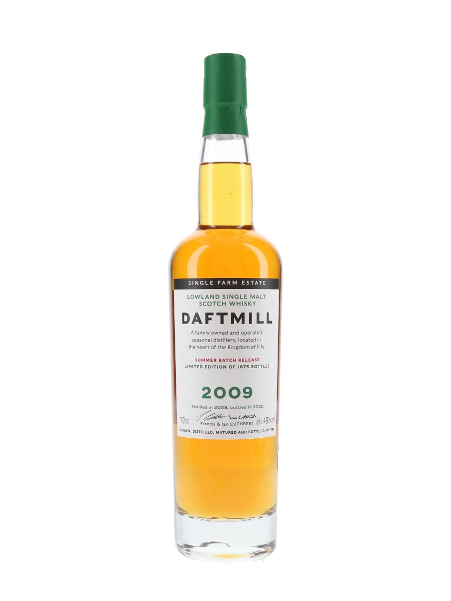 2009 Daftmill Lowland Single Malt Scotch Whisky Aged 11 Years Summer Batch Release 750ML