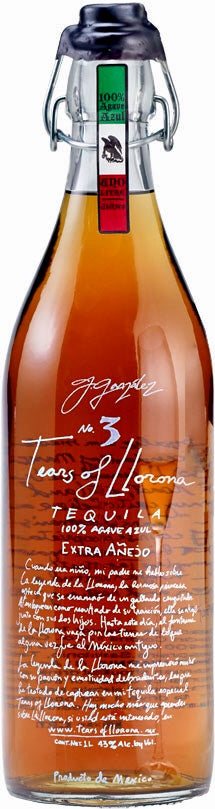 Tears of Llorona Extra Anejo Tequila No.3 1.0L
