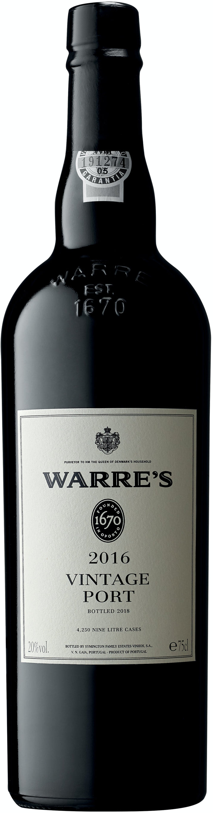 2016 Warre Port 375 ML
