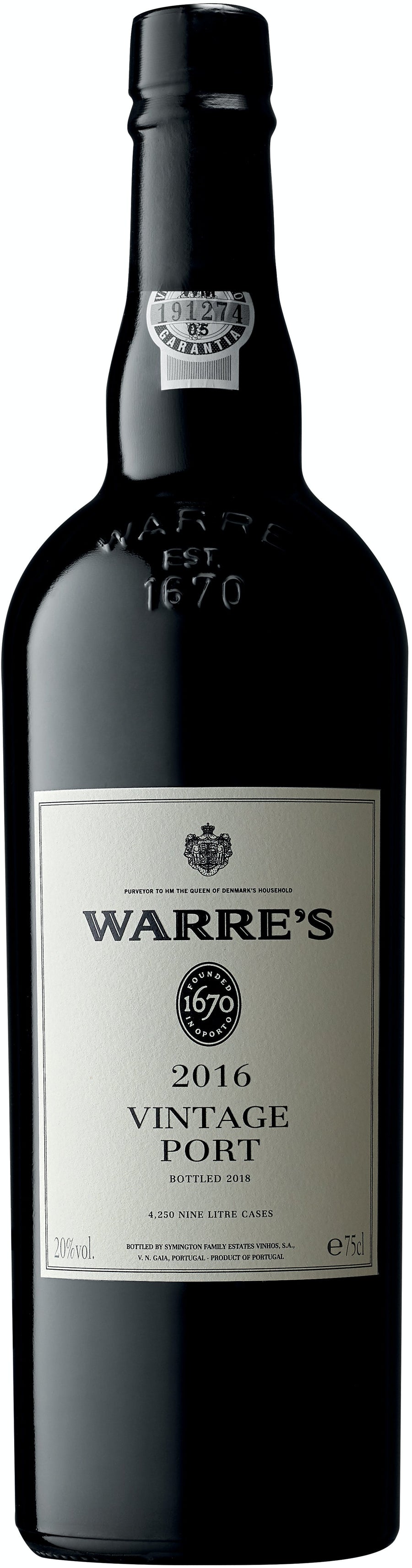 2016 Warre Port 375 ML