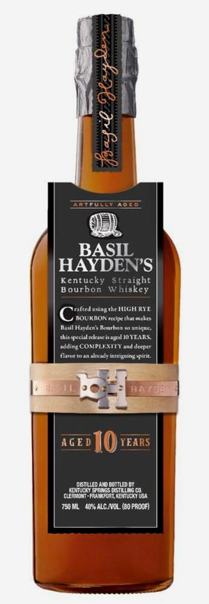 Basil Hayden's Kentucky Straight Bourbon Whiskey 10 Year 750ML