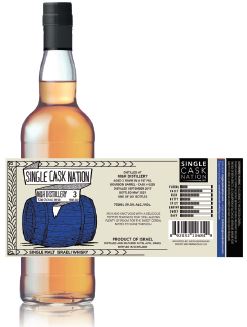Single Cask Nation M&H Distillery Single Malt Israeli Whisky 3 Years Old 750ml