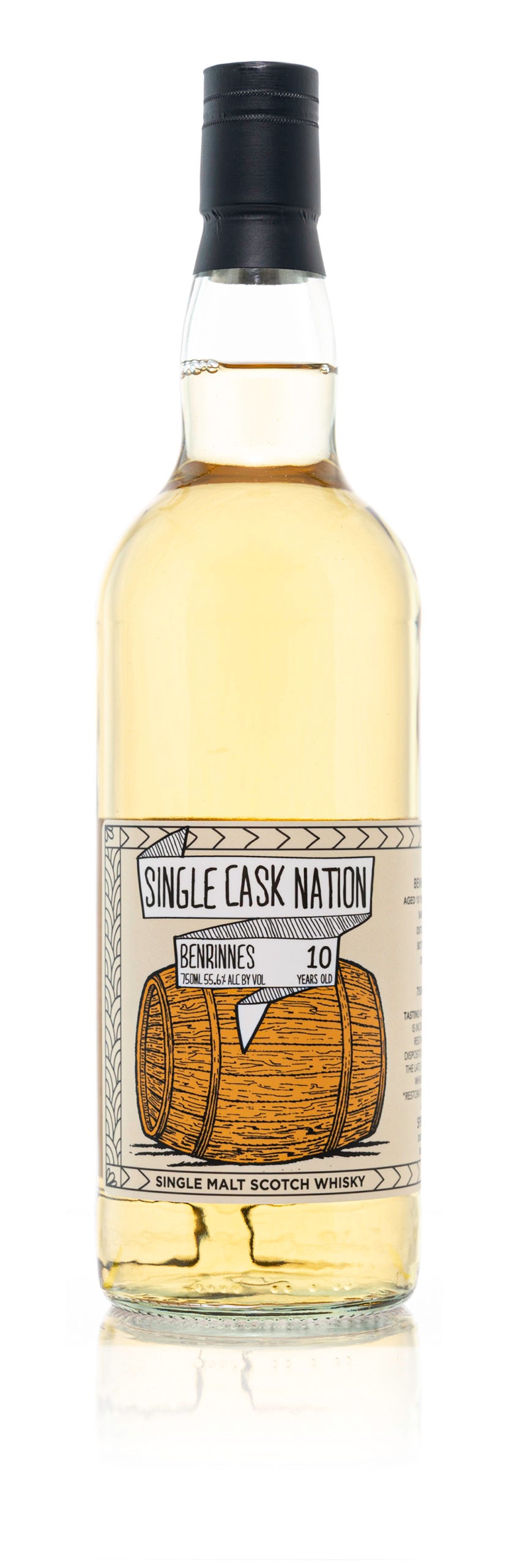 Single Cask Nation Benrinnes Speyside Single Malt Scotch Whisky 10 Years Old (2011) 750ml