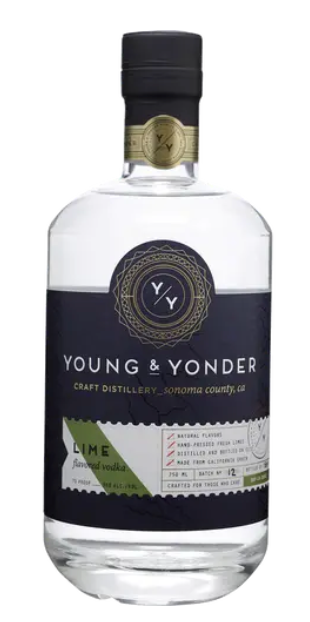 Young and Yonder Lime Vodka 750ML