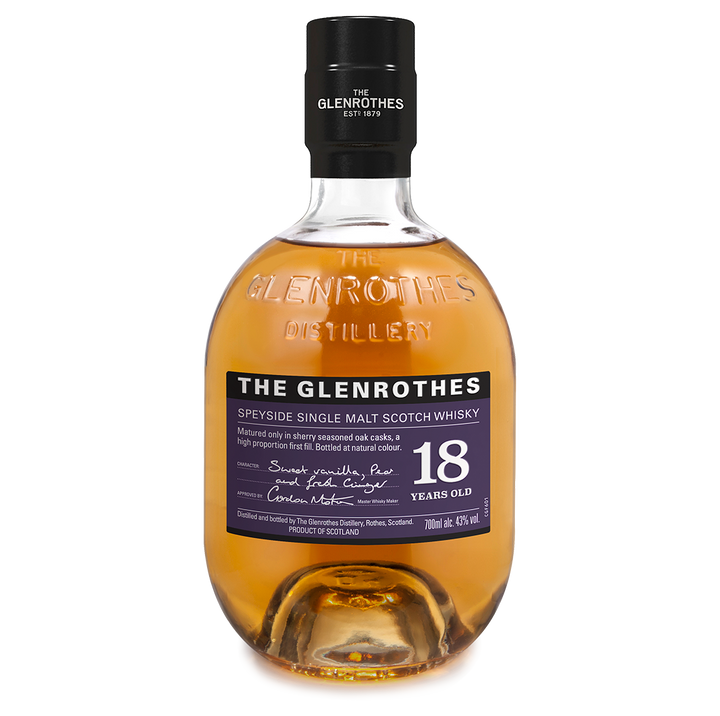 The Glenrothes Speyside Single Malt Scotch Whisky Aged 18 Years 750ML