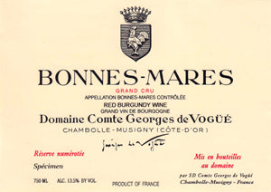 2016 Domaine Comte Georges de Vogue  Bonnes Mares Grand Cru