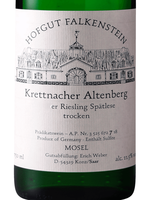 2021 Hofgut Falkenstein Riesling Spatlese Trocken Krettnacher Altenberg