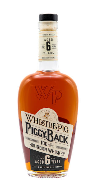 Whistlepig Bourbon Whiskey Piggy Back Aged 6 Years 1.0L