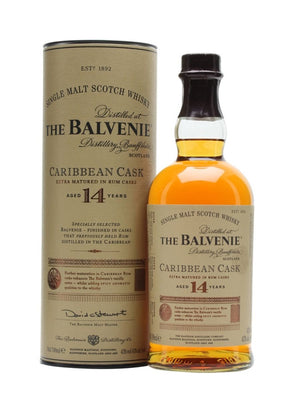 The Balvenie Single Malt Scotch Whisky Caribbean Cask Aged 14 Years 750 ML
