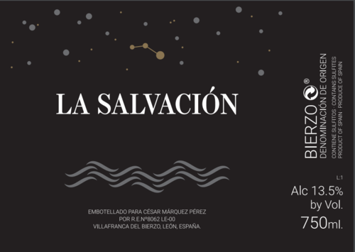2020 Cesar Marquez Godello La Salvacion Bierzo
