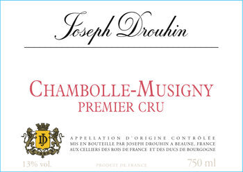 2020 Joseph Drouhin Chambolle Musigny 1er Cru