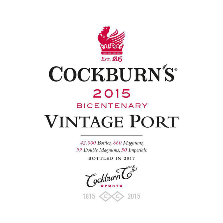 2015 Cockburn's Vintage Port