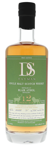 DS Tayman Single Malt Scotch Whisky Blair Athol 12 Years Old First Edition