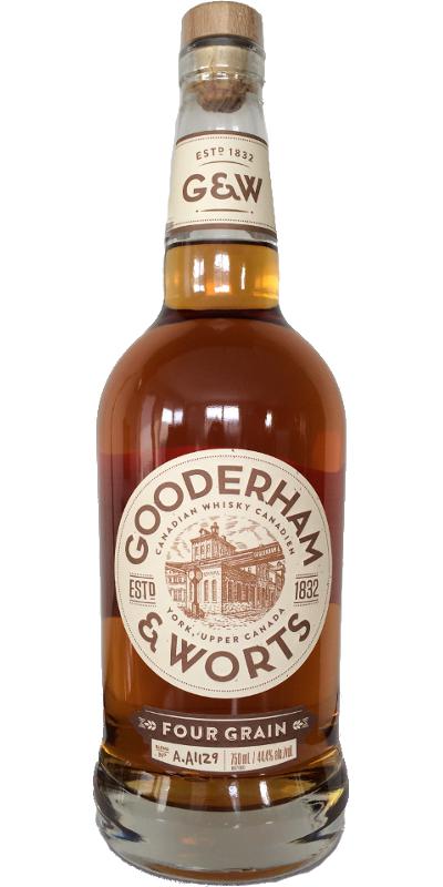 Gooderham and Worts Canadian Whiskey Four Grain 750 ML