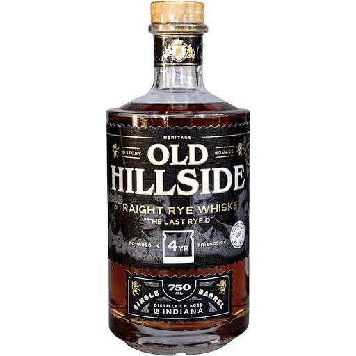 Old Hillside Straight Rye Whiskey 4 Year The Last Rye'D 750ML