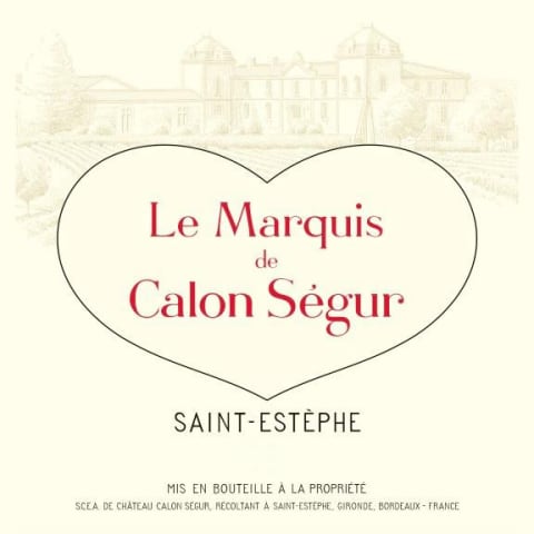 2016 Le Marquis de Calon Segur Saint-Estephe