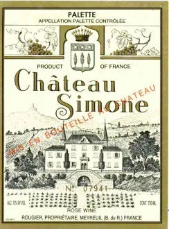 2012 Chateau Simone Palette Blanc 1.5L