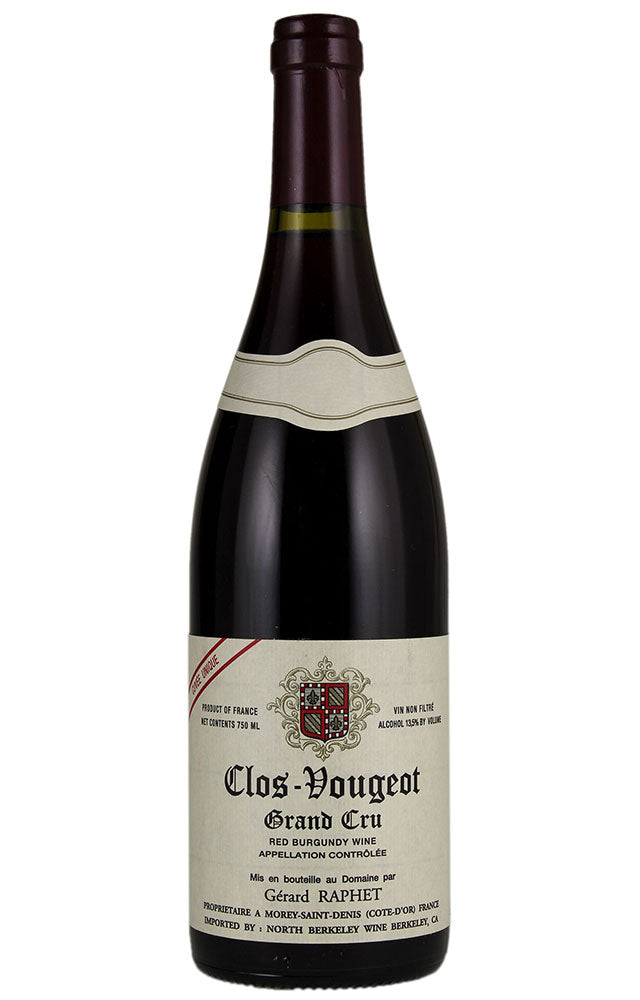 2017 Domaine Gerard Raphet Clos Vougeot Grand Cru
