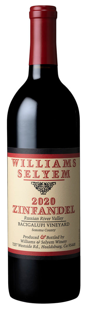 2020 Williams Selyem Zinfandel Bacigalupi Vineyard