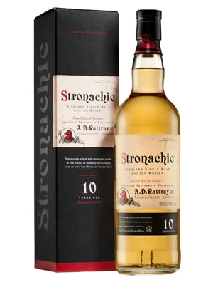 AD Rattray Stronachie Highland Single Malt Scotch Whisky 10 Years 750ML