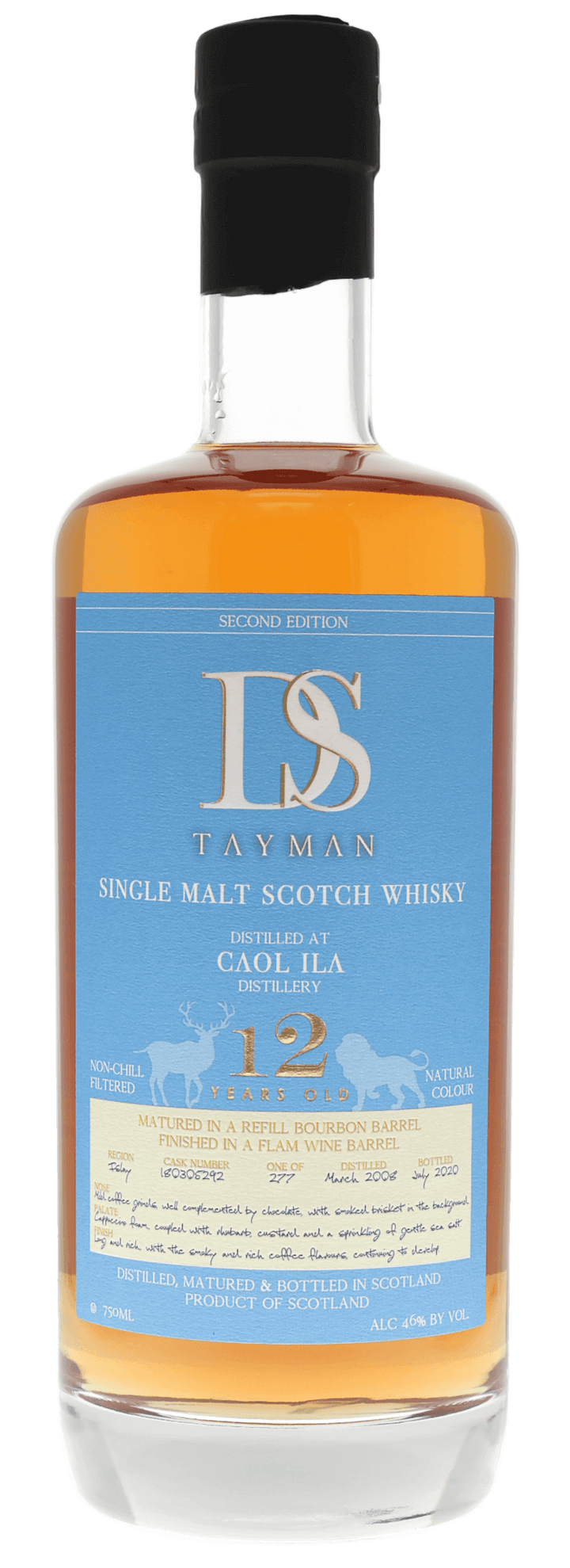 DS Tayman Single Malt Scotch Whisky Caol Ila 12 Years Old