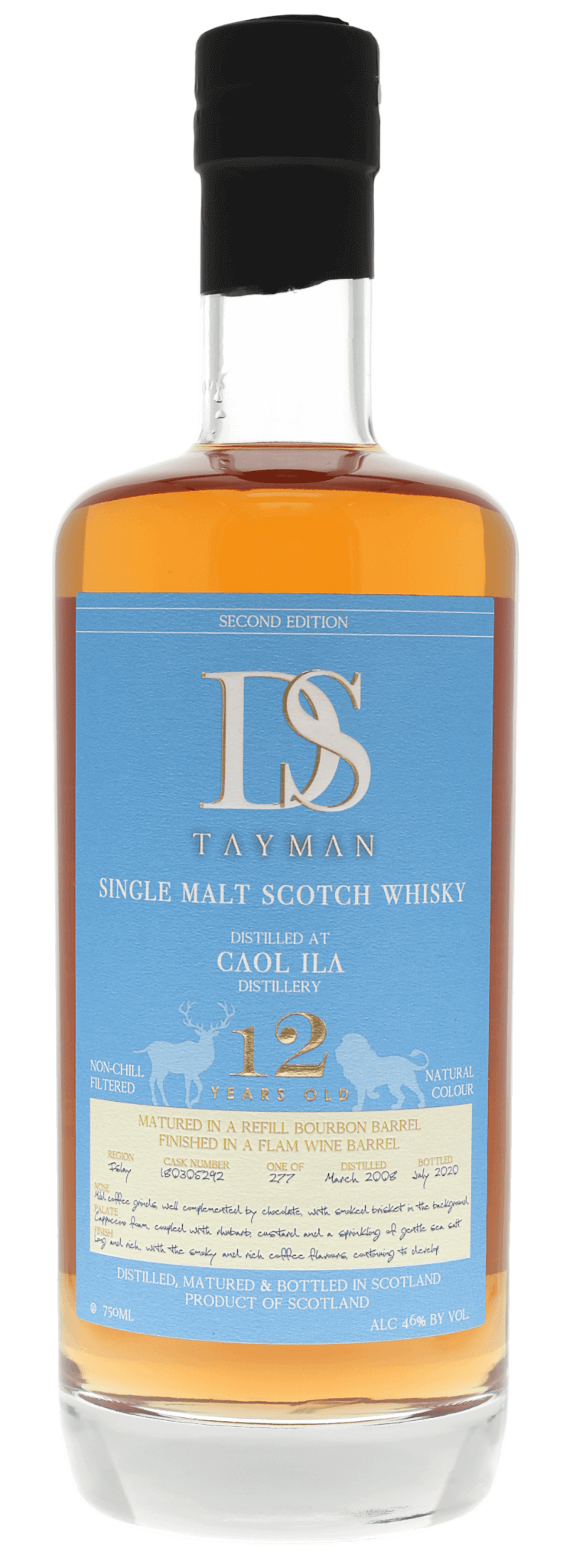 DS Tayman Single Malt Scotch Whisky Caol Ila 12 Years Old