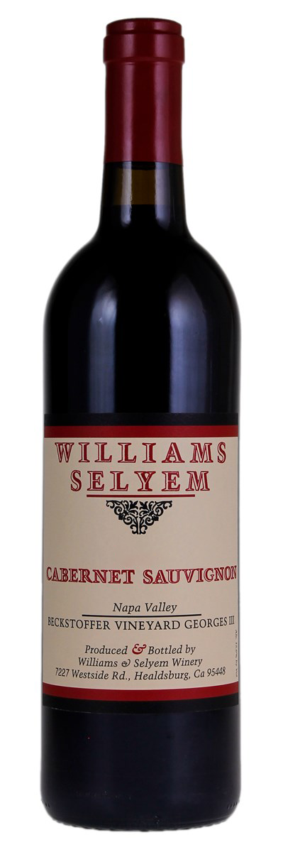 2018 Williams Selyem Cabernet Sauvignon Beckstoffer Vineyard Georges III